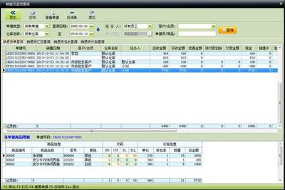 中顶鞋帽销售管理系统